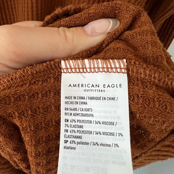 American Eagle Waffle Knit Dress - Picture 6 of 8